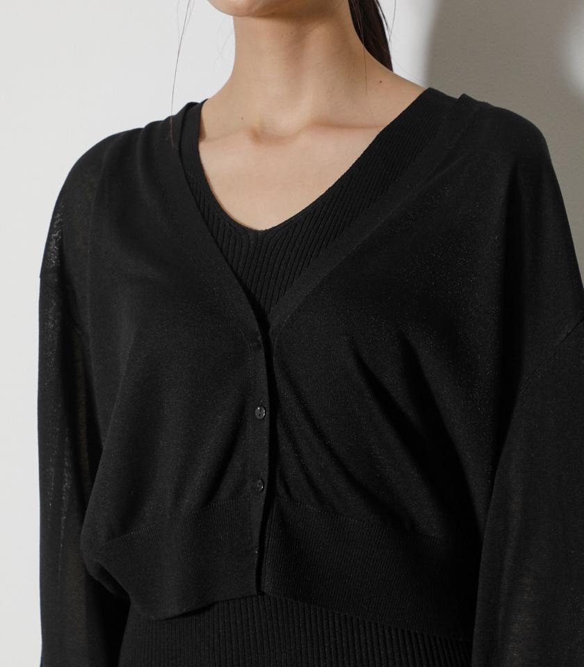 ENSEMBLE KNIT OP/アンサンブルニットワンピース