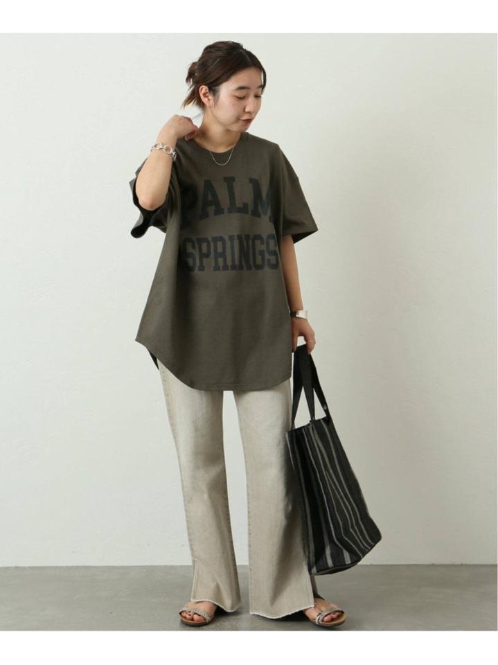 <<追加>>ラウンドヘムロゴTシャツ◆4