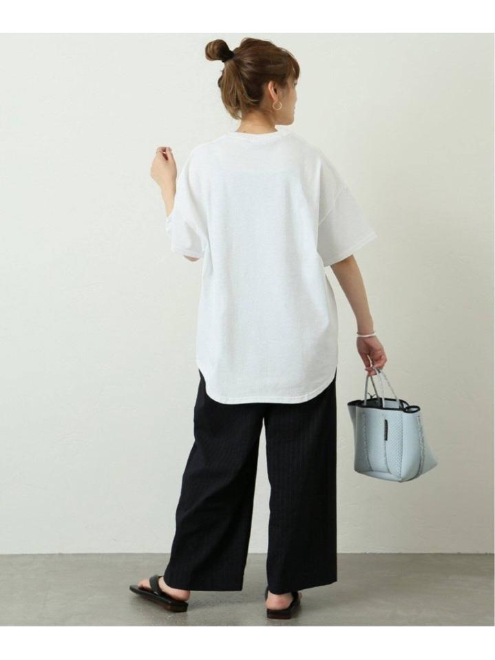 <<追加>>ラウンドヘムロゴTシャツ◆4