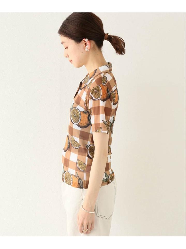 【COLIN LOCASCIO/コリン・ロカシオ】 POLLY POLO MESH TOP:カットソー