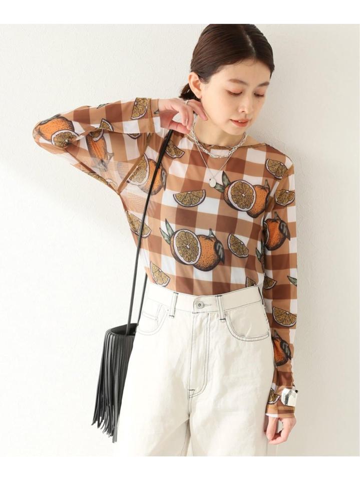 【COLIN LOCASCIO/コリン・ロカシオ】AVA MESH TOP:カットソー
