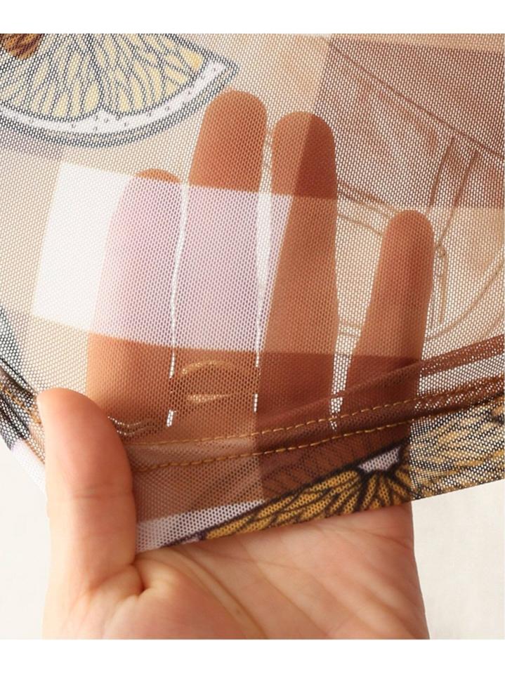 【COLIN LOCASCIO/コリン・ロカシオ】AVA MESH TOP:カットソー