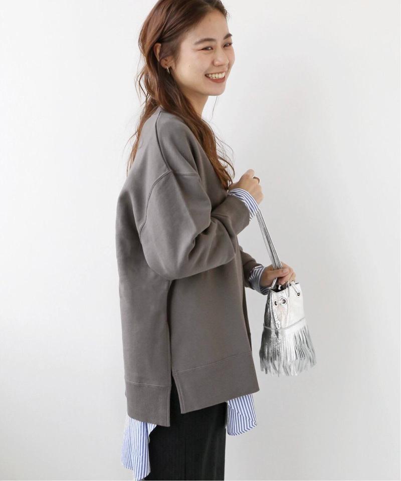 Vネックサイドスリットスウェット◆（JOURNAL STANDARD relume）