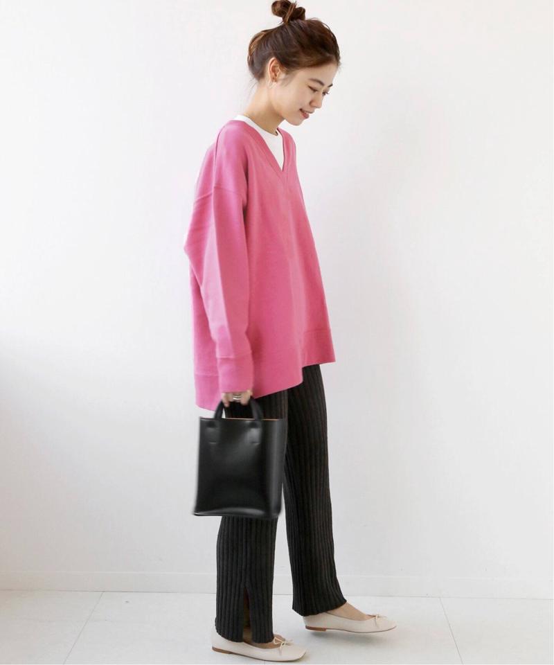 Vネックサイドスリットスウェット◆（JOURNAL STANDARD relume）