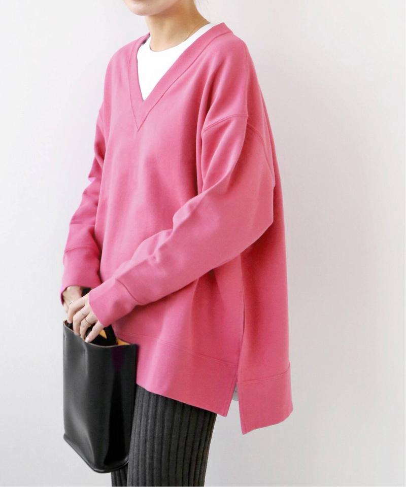 Vネックサイドスリットスウェット◆（JOURNAL STANDARD relume）