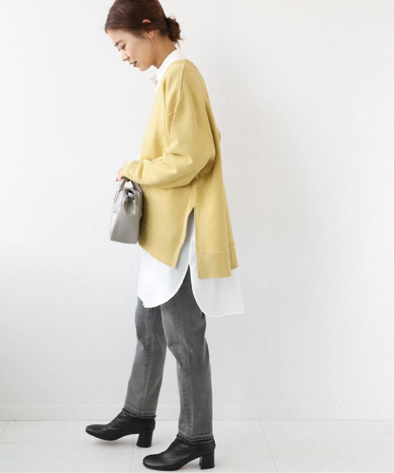 Vネックサイドスリットスウェット◆（JOURNAL STANDARD relume）