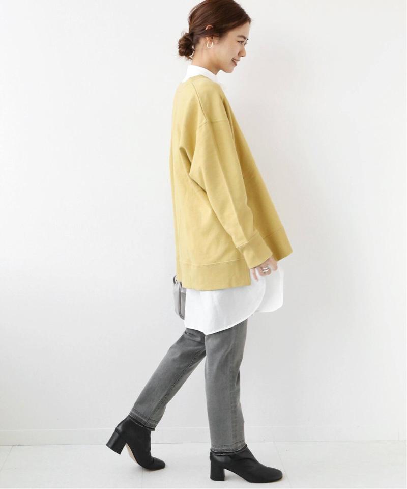 Vネックサイドスリットスウェット◆（JOURNAL STANDARD relume）