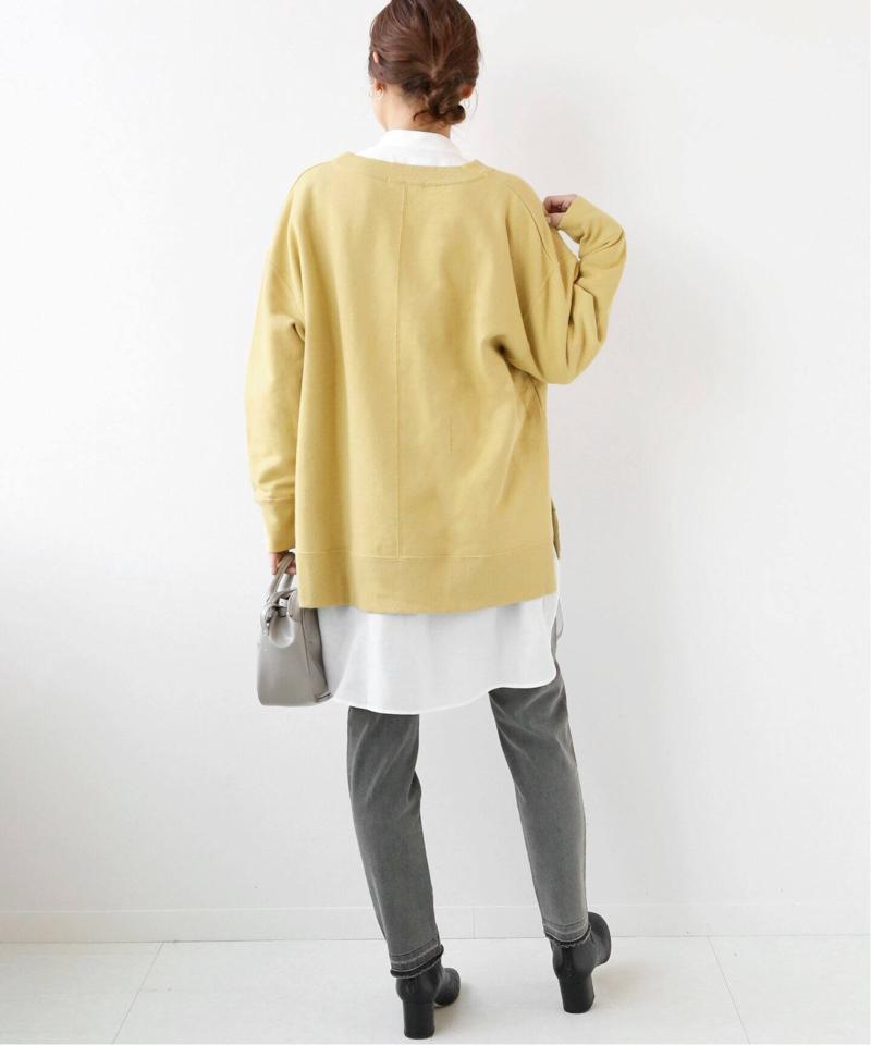 Vネックサイドスリットスウェット◆（JOURNAL STANDARD relume）