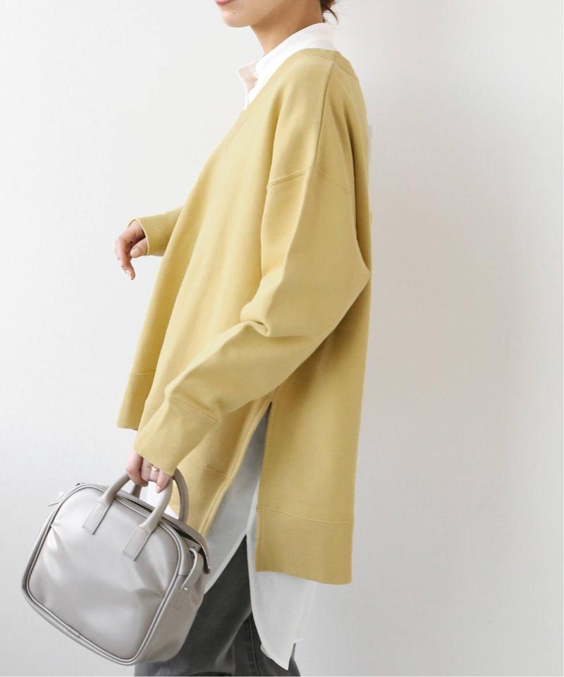 Vネックサイドスリットスウェット◆（JOURNAL STANDARD relume）