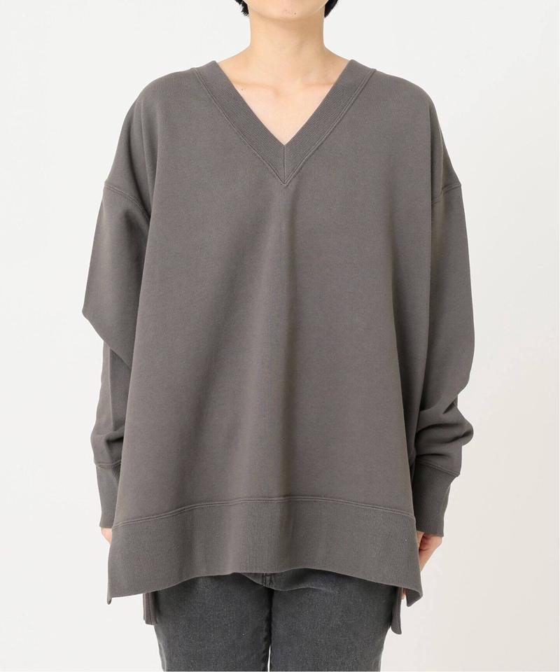 Vネックサイドスリットスウェット◆（JOURNAL STANDARD relume）