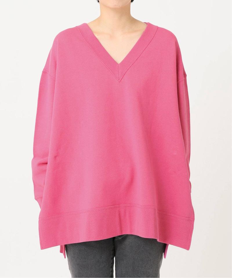 Vネックサイドスリットスウェット◆（JOURNAL STANDARD relume）