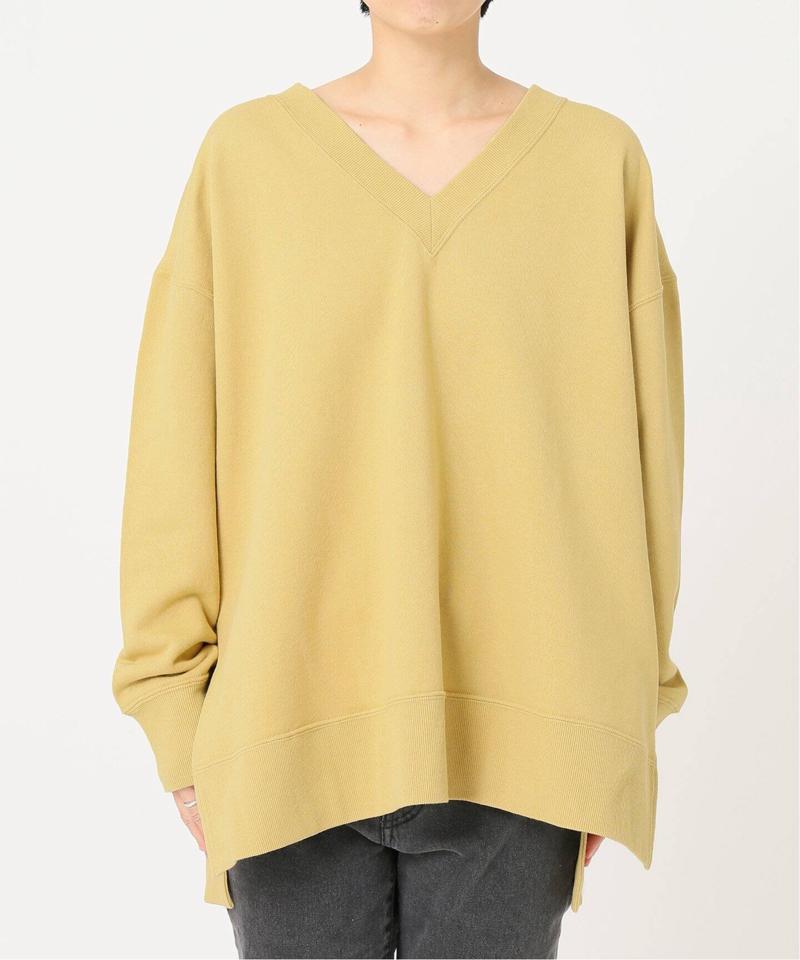 Vネックサイドスリットスウェット◆（JOURNAL STANDARD relume）