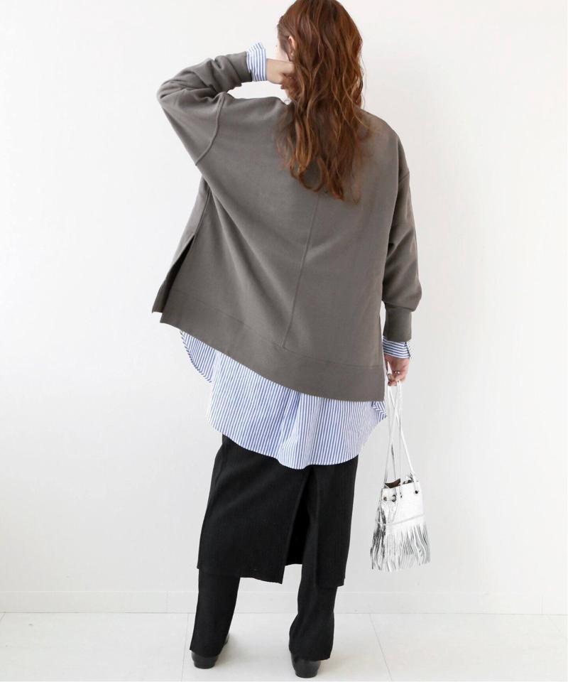 Vネックサイドスリットスウェット◆（JOURNAL STANDARD relume）