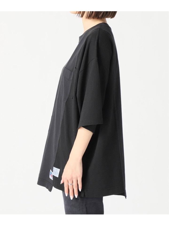 【RUSSELL ATHLETIC】 COLLAGE WORK JERSEY POC:Tシャツ◆（JOURNAL STANDARD L'ESSAGE）