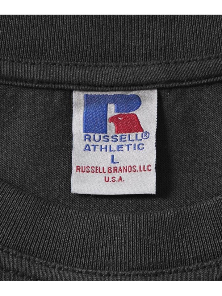 【RUSSELL ATHLETIC】 COLLAGE WORK JERSEY POC:Tシャツ◆（JOURNAL STANDARD L'ESSAGE）