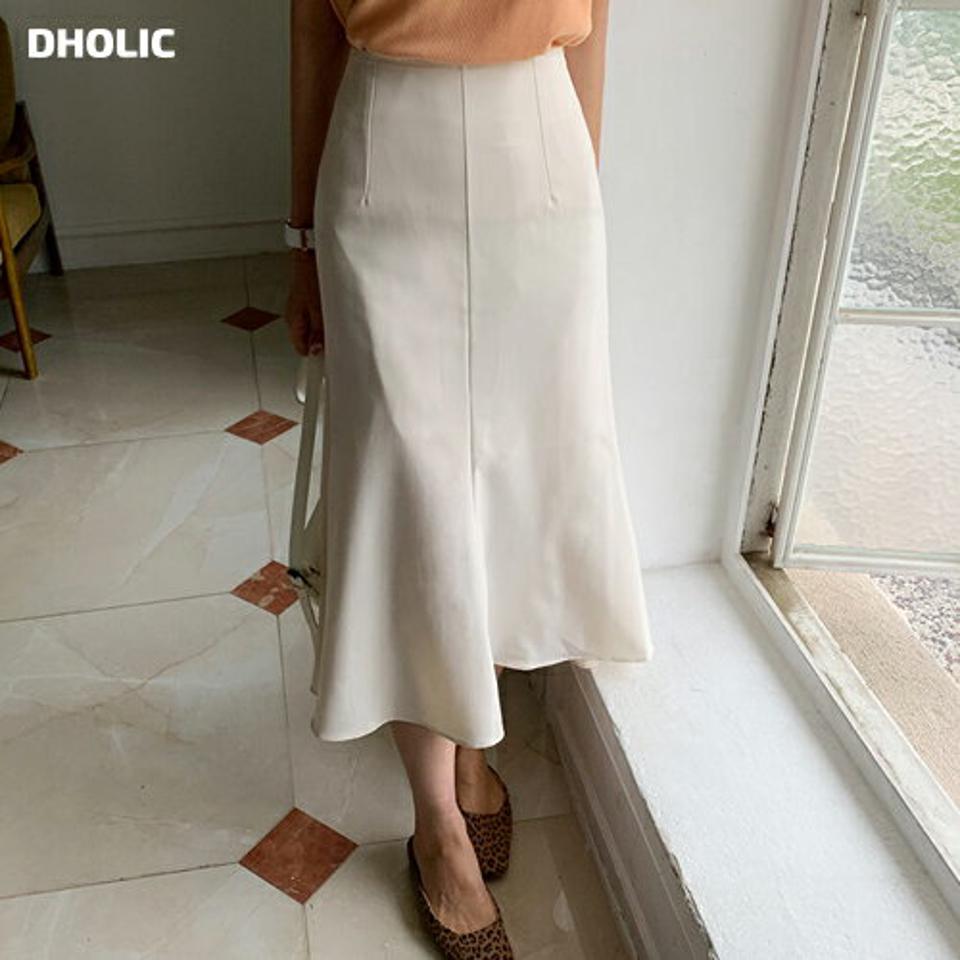 ダーツマーメイドスカート・全3色・t62163 レディース 【sk】 韓国ファッション ボトムス スカート ロング ロングスカート フェミニン マーメイド 大人 スリム フィット 細身 ベーシック 夏 春