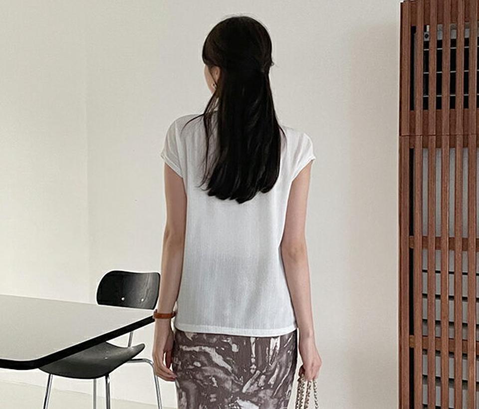 【全品10%OFF】フレンチスリーブリブTシャツ・全4色・b68772 レディース 【tops】【トップス フレンチスリーブ ショートスリーブ Tシャツ 単色 無地 シンプル ベーシック カジュアル ラフ 春 夏 韓国 ファッション】【ハイホリHIHOLLI】