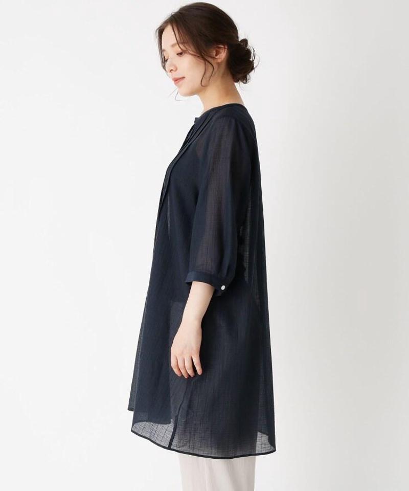 「Lサイズ」シアータックシャツワンピース