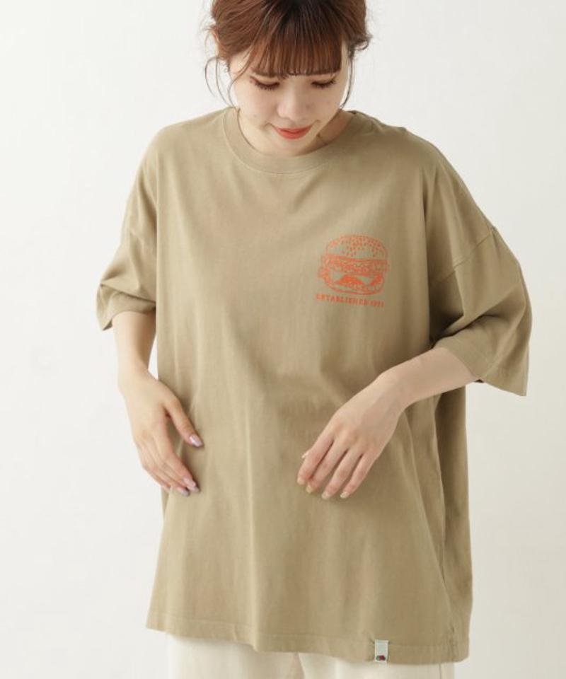 FRUIT OF THE LOOMハンバーガーTシャツ