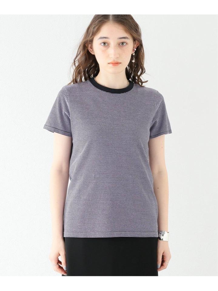 オーバーダイボーダーTシャツ