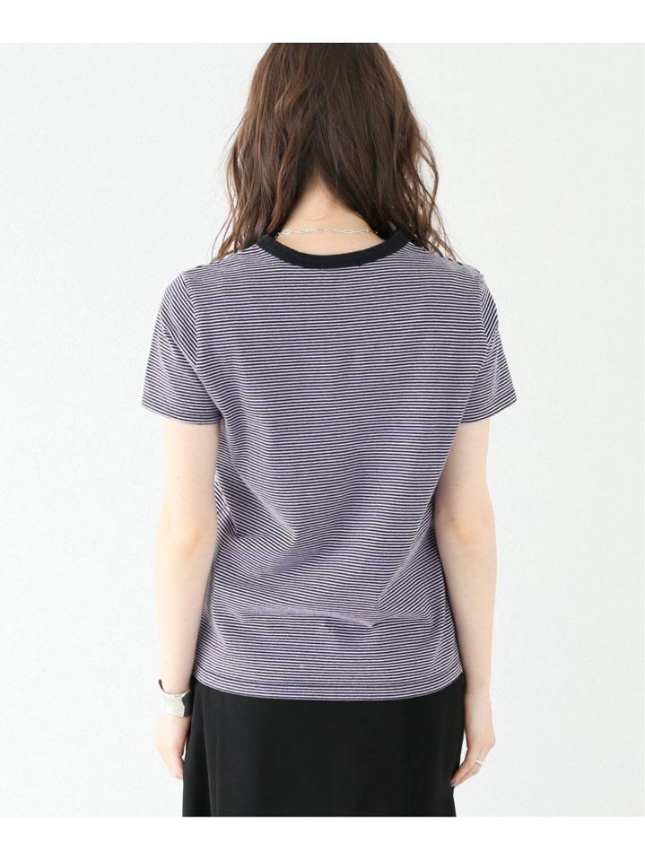 オーバーダイボーダーTシャツ