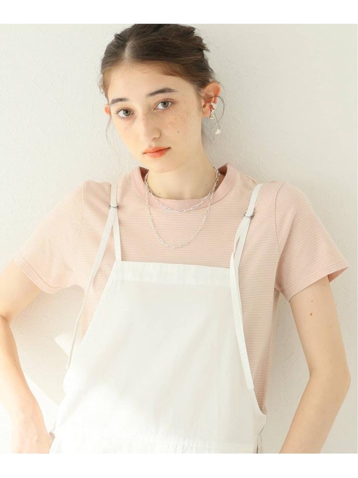 オーバーダイボーダーTシャツ