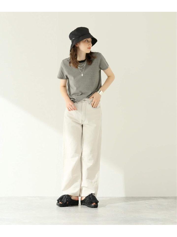 オーバーダイボーダーTシャツ