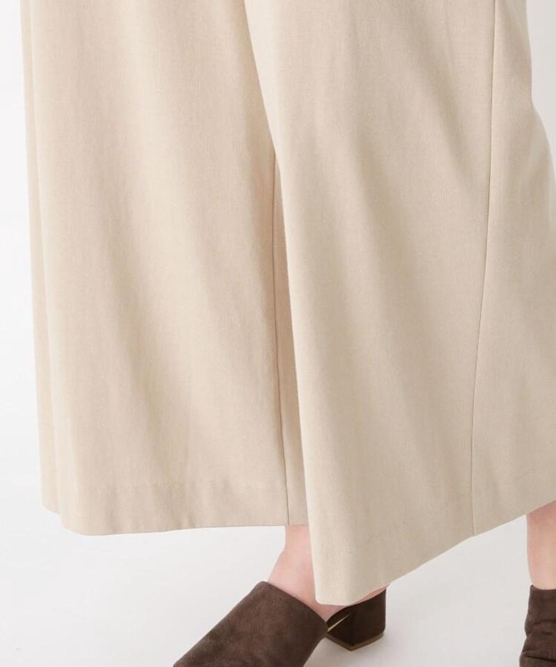 「Lサイズ」コンフォート天竺ワイドパンツ