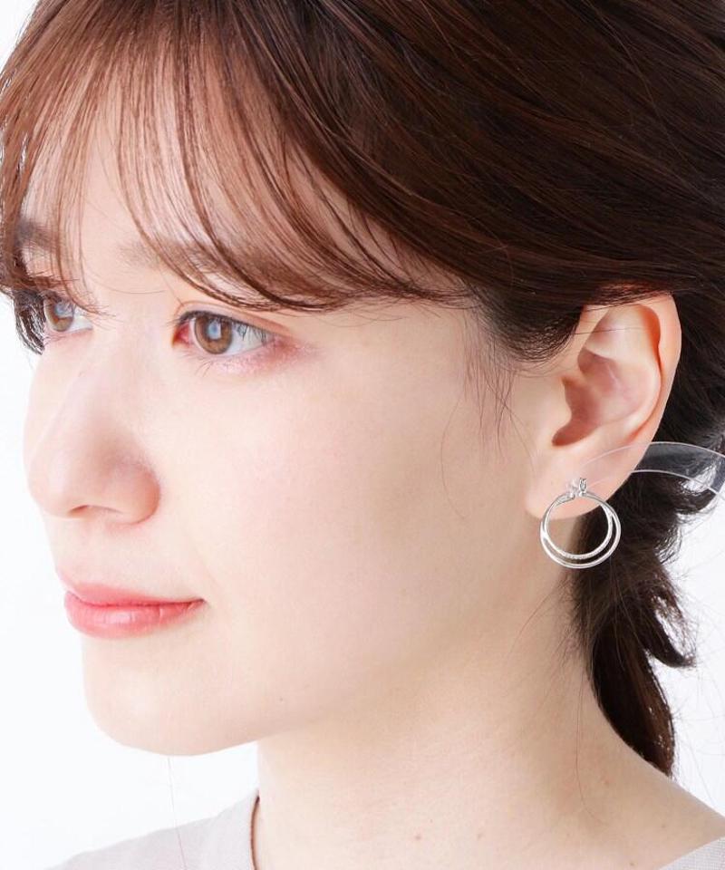 2連クロッシングピアス