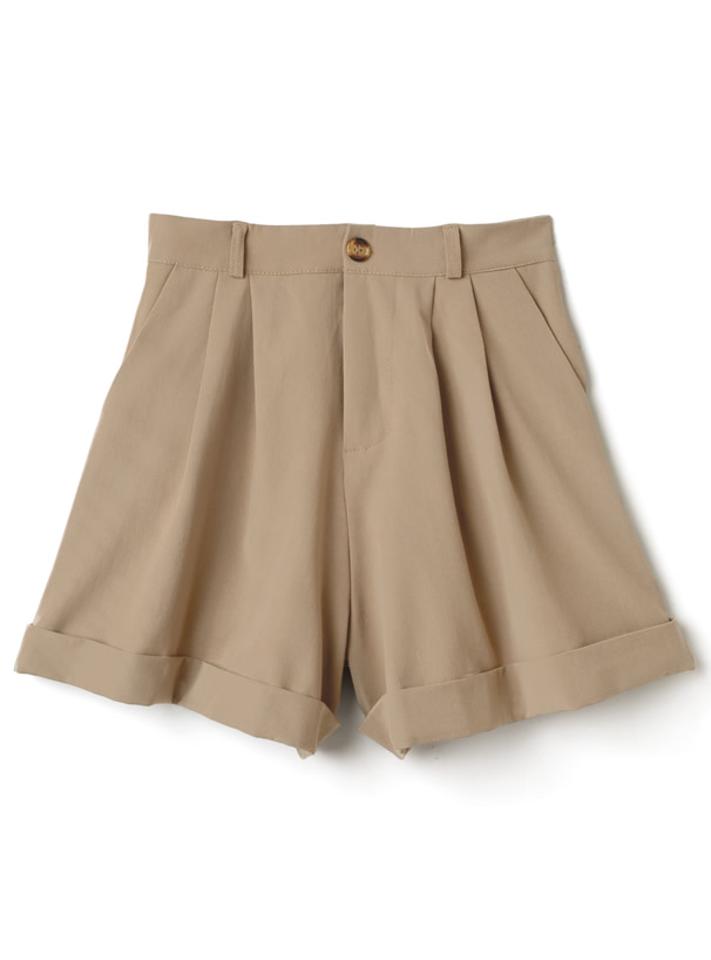 ベルト付きショートパンツ