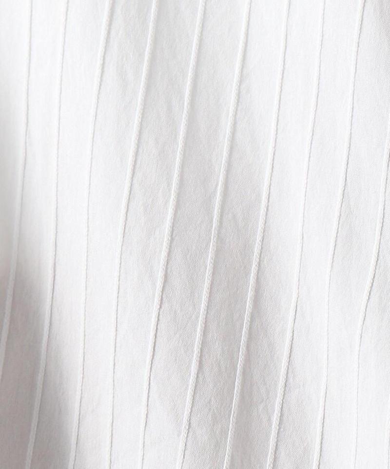 【洗える】ストライプ柄シャツワンピース