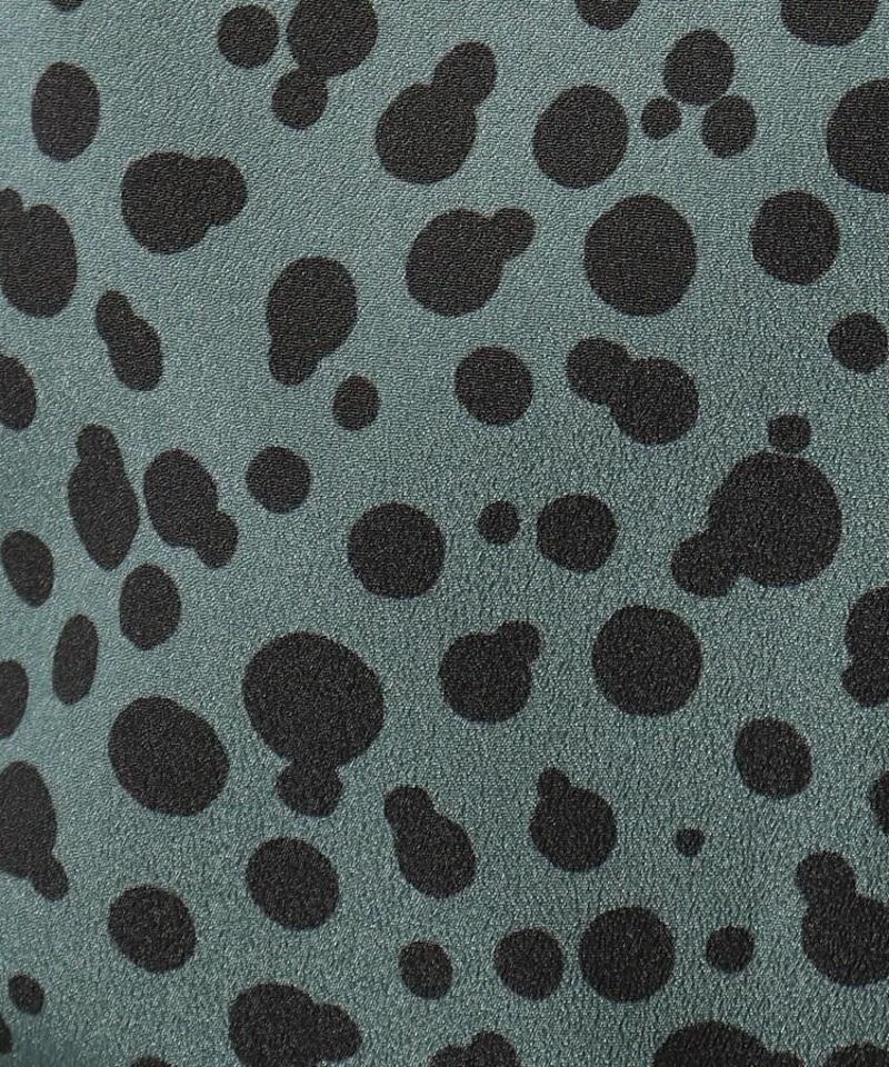 【洗える】Rattiナッツプリントブラウス