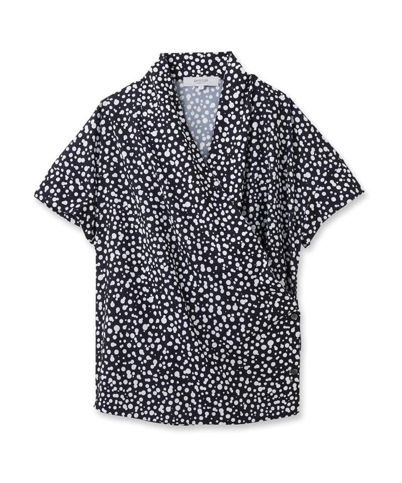 【洗える】Rattiナッツプリントブラウス