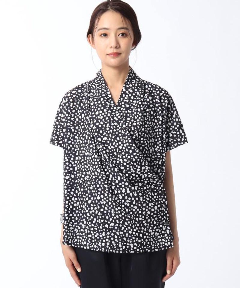 【洗える】Rattiナッツプリントブラウス