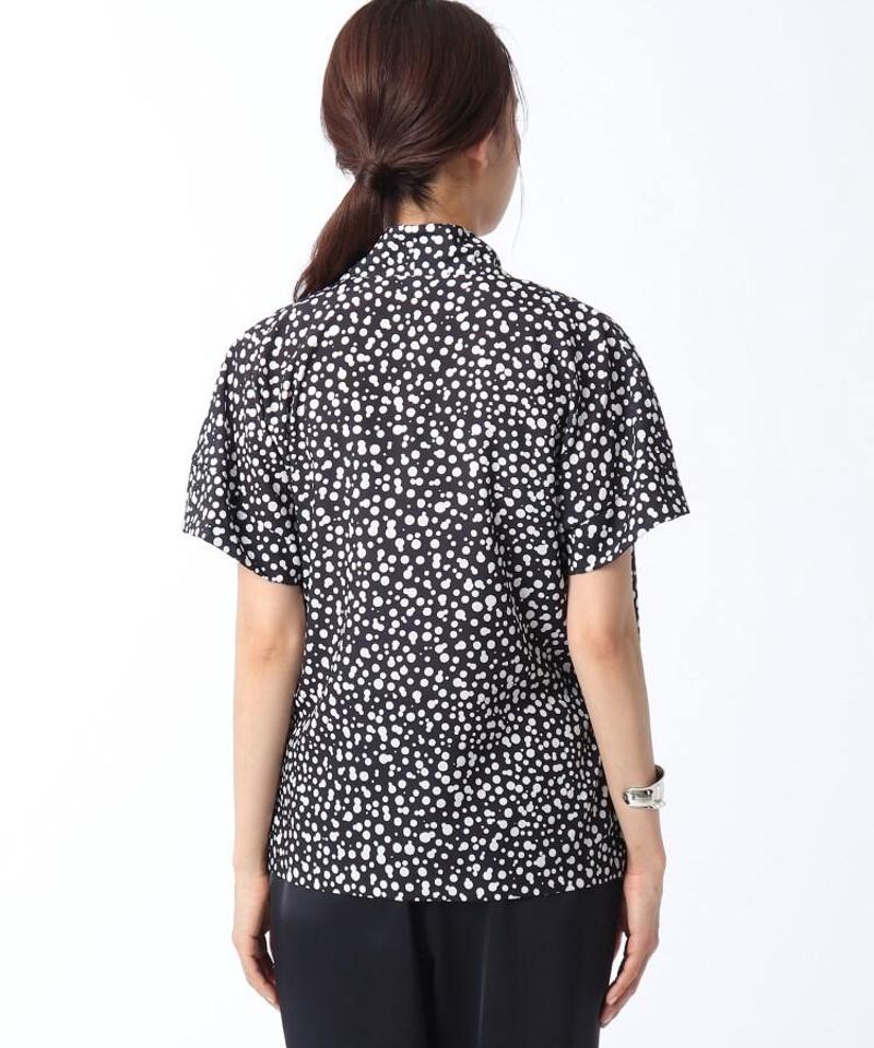 【洗える】Rattiナッツプリントブラウス