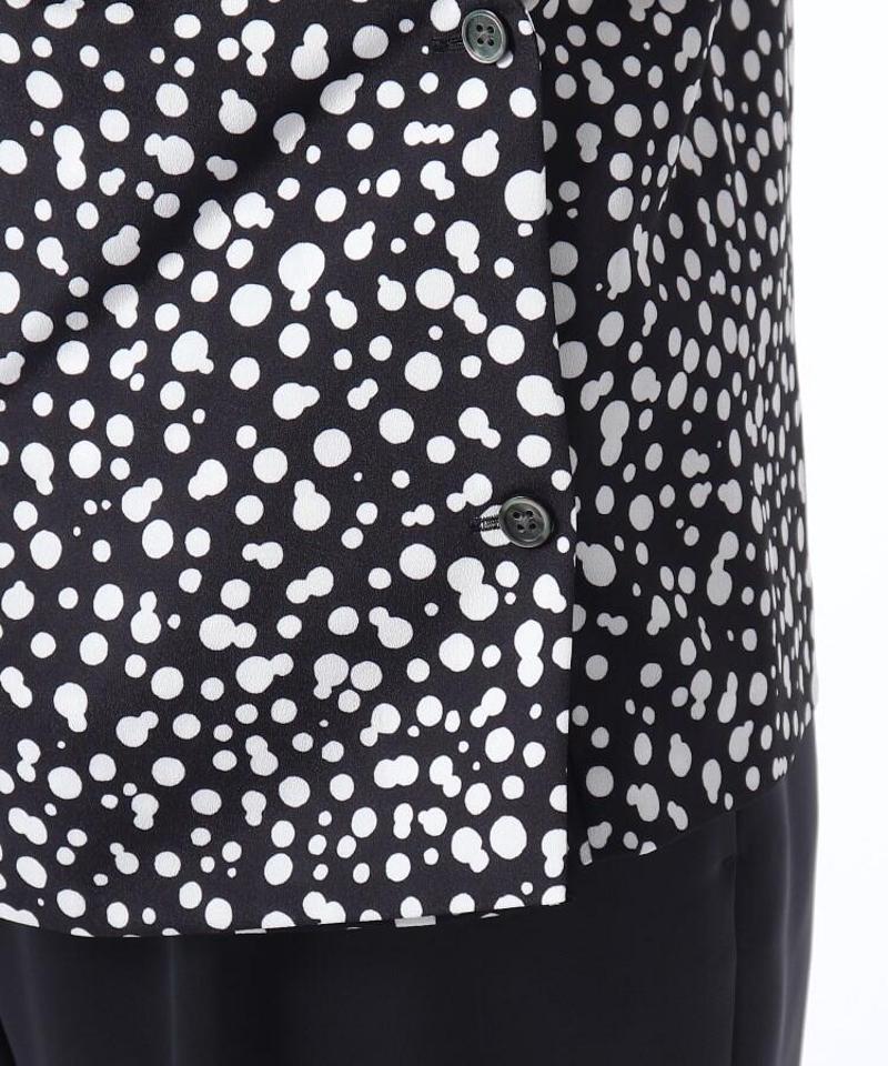 【洗える】Rattiナッツプリントブラウス