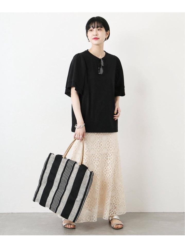 <<WEB限定>>CA.ラスティックテンジクギャザースリーブプルオーバー◆