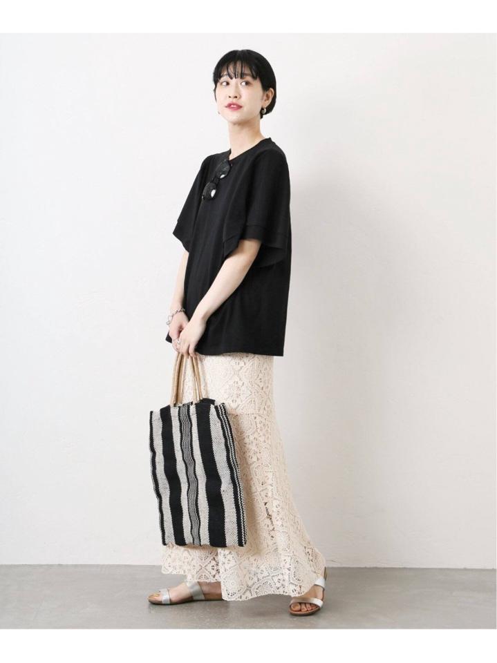 <<WEB限定>>CA.ラスティックテンジクギャザースリーブプルオーバー◆