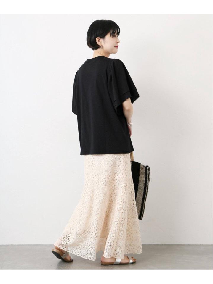 <<WEB限定>>CA.ラスティックテンジクギャザースリーブプルオーバー◆
