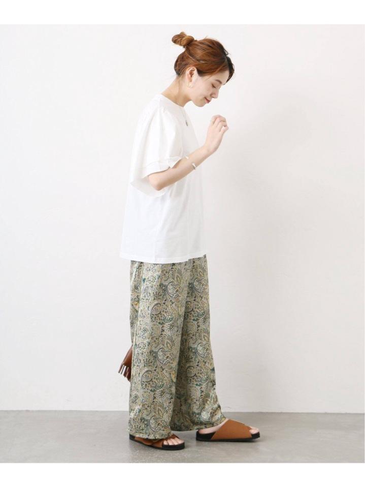 <<WEB限定>>CA.ラスティックテンジクギャザースリーブプルオーバー◆