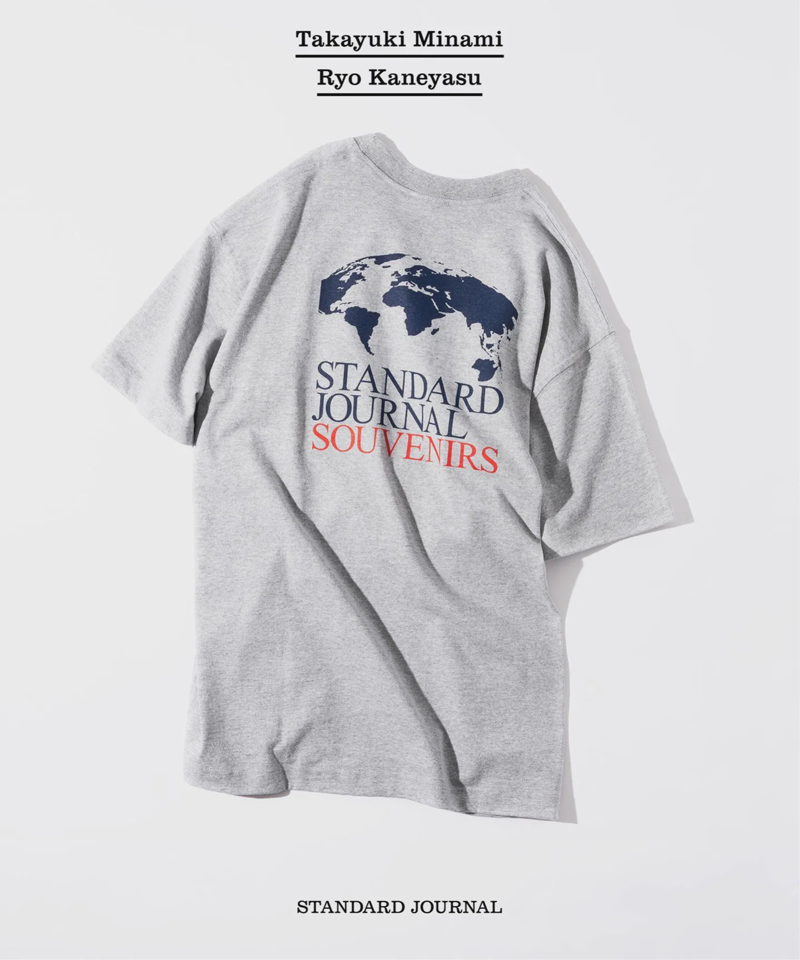 【STANDARD JOURNAL / スタンダード ジャーナル】by MINAMI SOUVENIRS Print Tee（JOURNAL STANDARD）