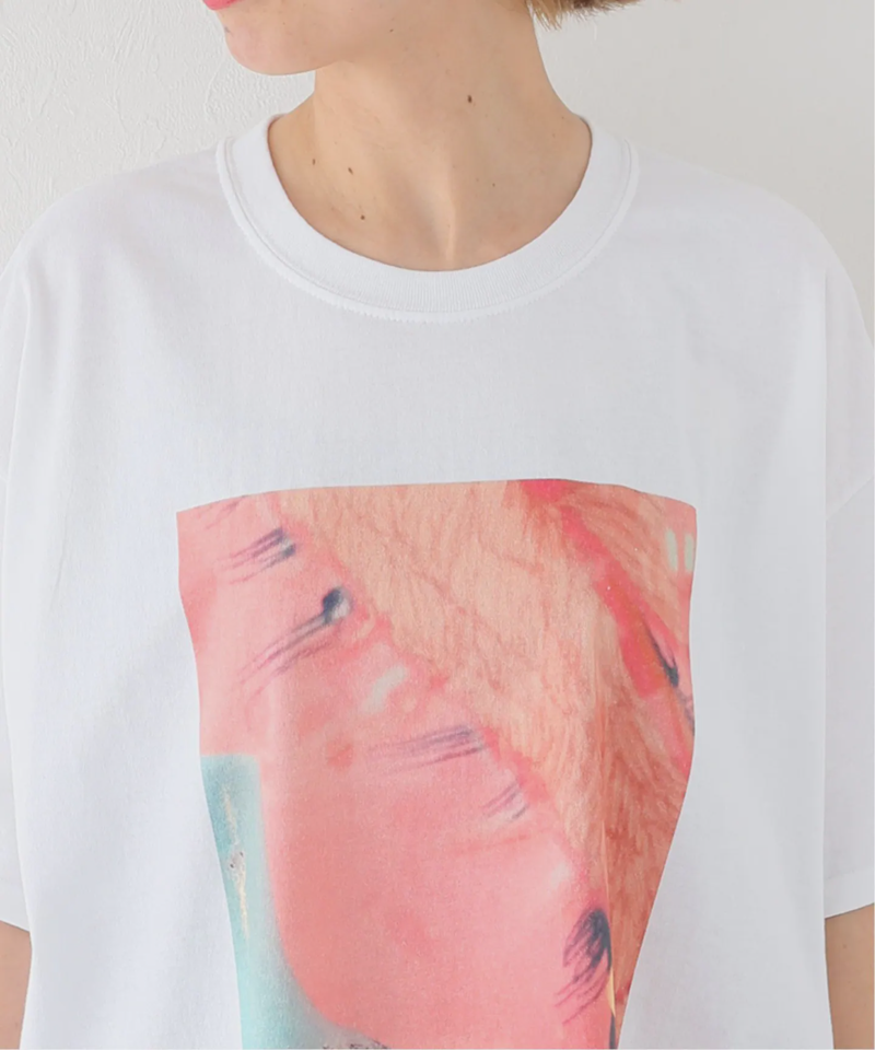 【STANDARD JOURNAL / スタンダード ジャーナル】by ARAI PINK Print TEE（JOURNAL STANDARD）