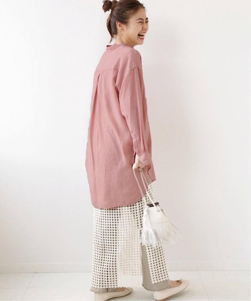 《追加4》リヨセルセイヒンゾメロングシャツ◆（JOURNAL STANDARD relume）