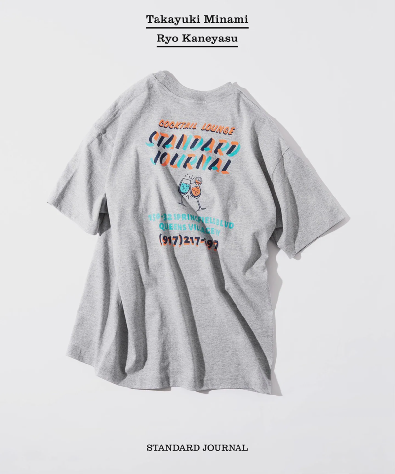 【STANDARD JOURNAL/スタンダード ジャーナル】by MINAMI COCKTAIL LOUNGE Print Tee（JOURNAL STANDARD）
