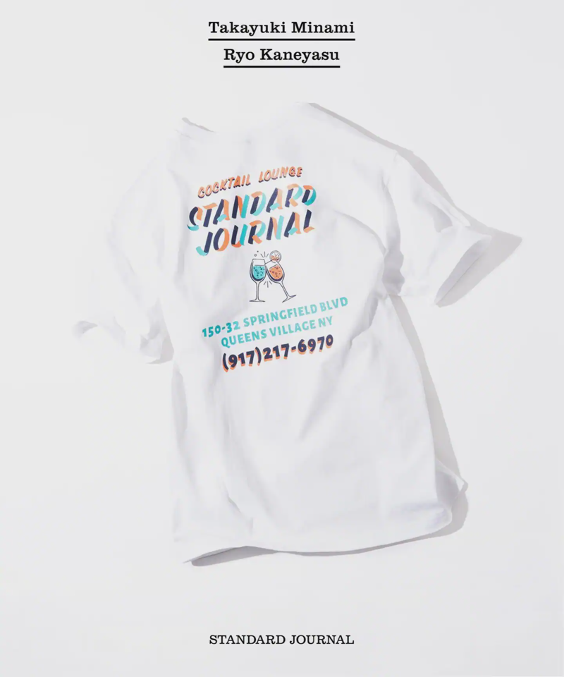 【STANDARD JOURNAL/スタンダード ジャーナル】by MINAMI COCKTAIL LOUNGE Print Tee（JOURNAL STANDARD）