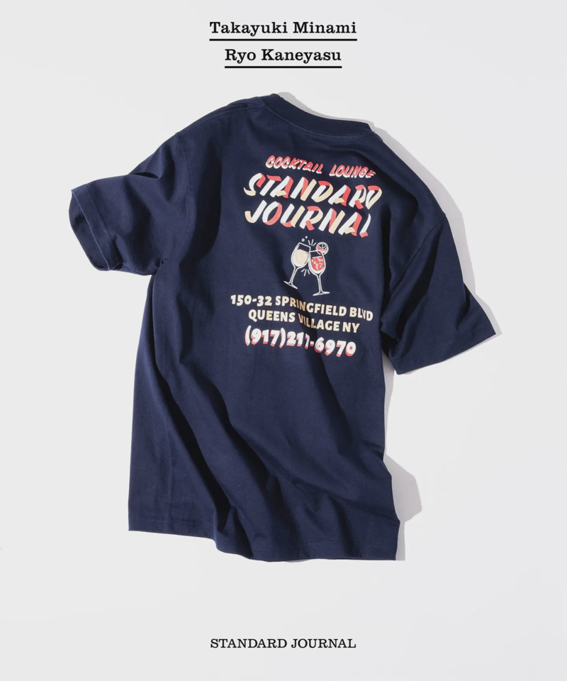 【STANDARD JOURNAL/スタンダード ジャーナル】by MINAMI COCKTAIL LOUNGE Print Tee（JOURNAL STANDARD）