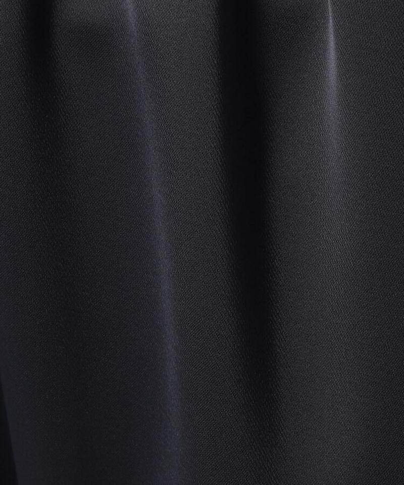 【洗える】プラムサテンイージーパンツ