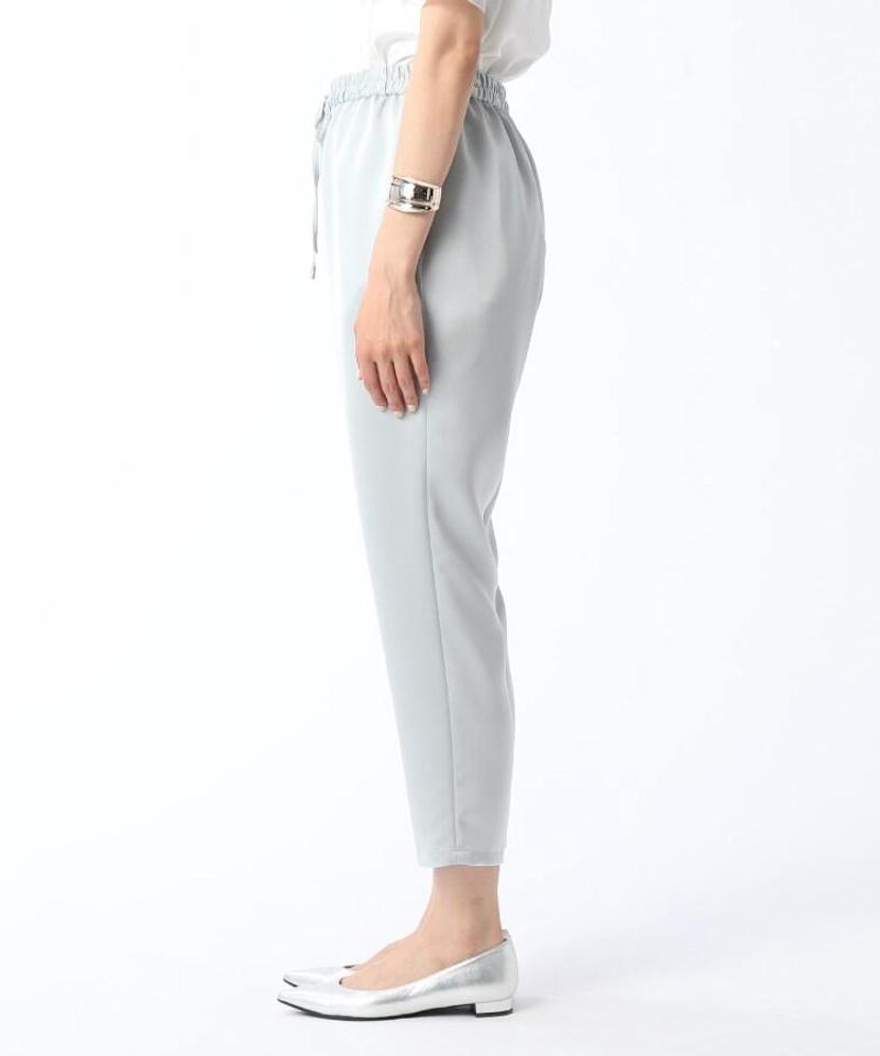 【洗える】プラムサテンイージーパンツ