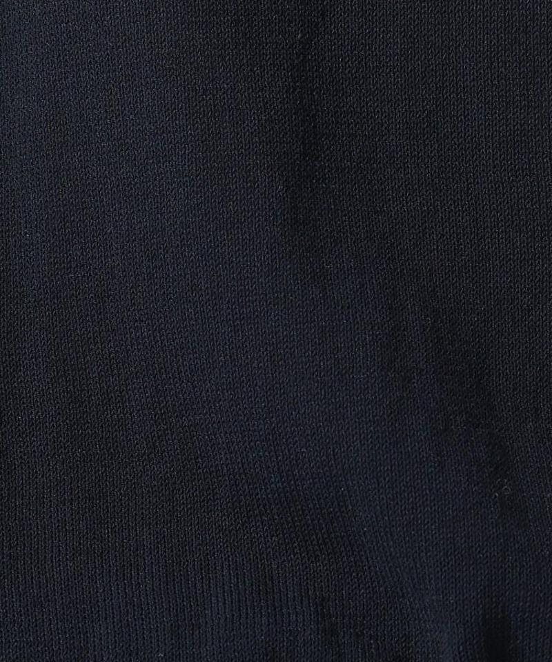 【洗える】ボイルコットンフレンチスリーブニット