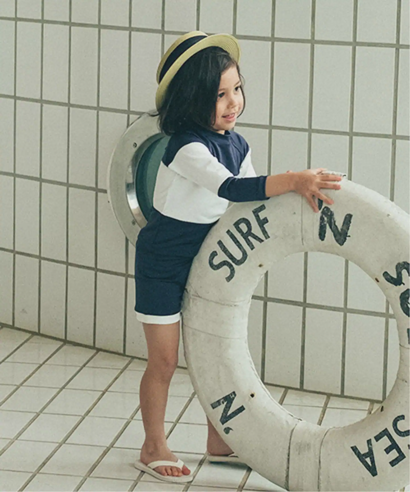 【MARLMARL/マールマール】swimwear gull ocean100cm◆（IENA）